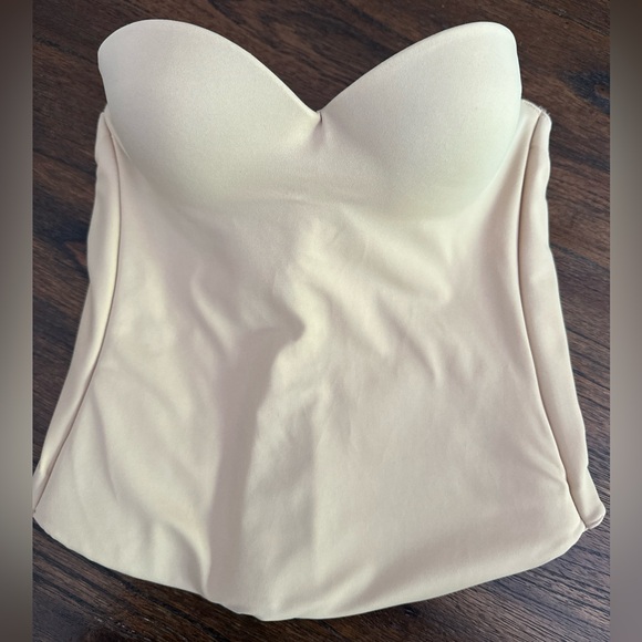 Merry Modes Nude Bridal Seamless Bustier Style 9500 Size 34B - Picture 1 of 10